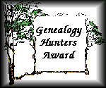 Genealogy Hunter's Award